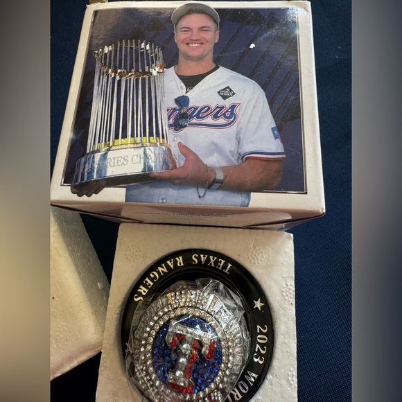 Texas Rangers Josh Jung Championship Ring Replica - Picture 14 of 14
